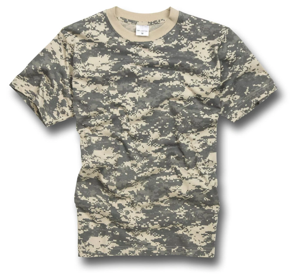 Verwegene Camouflage: 100% Baumwolle T-Shirt für Abenteuer & Tarnung im Urban Jungle.